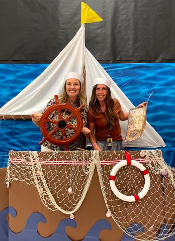 Mrs. Toelupe, Mrs. Baker Sailing for Success
