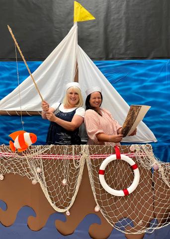 Mrs. Lowe and Mrs. Bird Sailing for Success