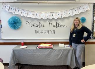 Natalie Mellen Teacher of the Year