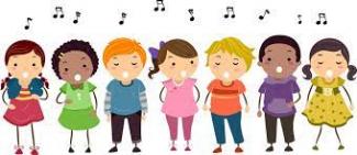 Clipart of Children singing